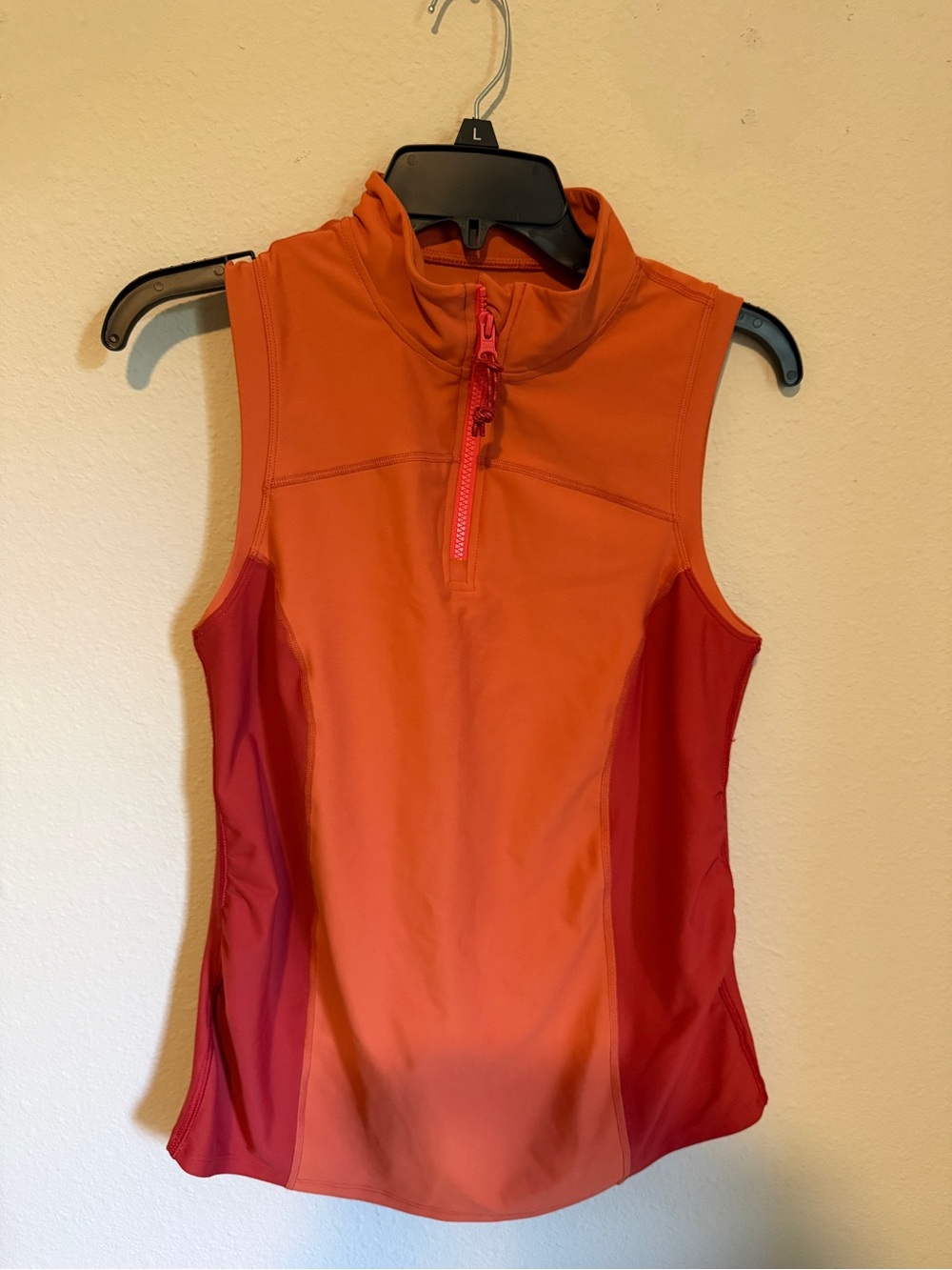 Old Navy Orange Tank with Red Side Panels